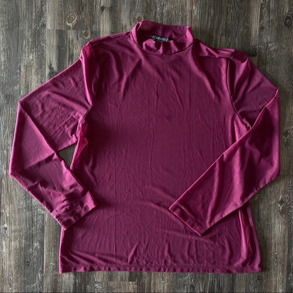 Forever 21 Sheer Long-sleeve